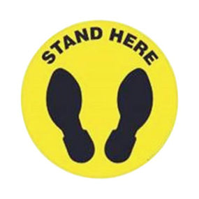 Ergomat LLC COVID-19 Social Distancing Safety Signs and Strips DSV-SIGN 16-SD-N - 1.0 Each