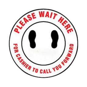 Ergomat LLC COVID-19 Social Distancing Safety Signs and Strips DSV-SIGN 36-SD-E - 1.0 Each