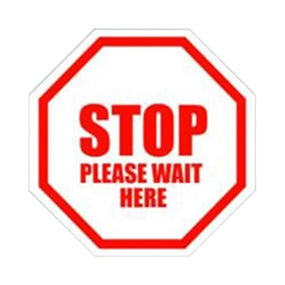 Ergomat LLC COVID-19 Social Distancing Safety Signs and Strips DSV-SIGN 36-SD-K - 1.0 Each