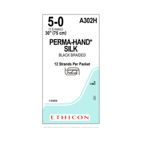 Ethicon Ethicon Perma-Hand Silk Suture A302H - 36.0 Each
