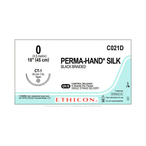Ethicon Ethicon Perma-Hand Silk Suture C021D - 12.0 Each