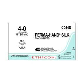 Ethicon Ethicon Perma-Hand Silk Suture C054D - 12.0 Each