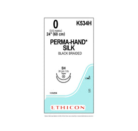 Ethicon Ethicon Perma-Hand Silk Suture K534H - 36.0 Each