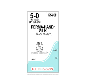 Ethicon Ethicon Perma-Hand Silk Suture K570H - 36.0 Each