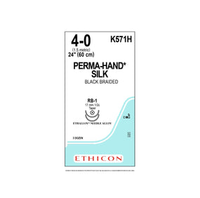 Ethicon Ethicon Perma-Hand Silk Suture K571H - 36.0 Each