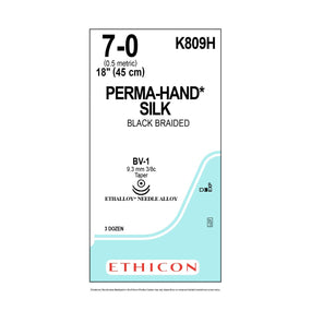 Ethicon Ethicon Perma-Hand Silk Suture K809H - 36.0 Each