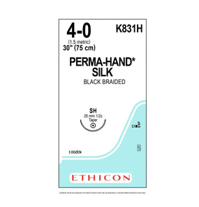 Ethicon Ethicon Perma-Hand Silk Suture K831H - 36.0 Each