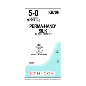 Ethicon Ethicon Perma-Hand Silk Suture K870H - 36.0 Each