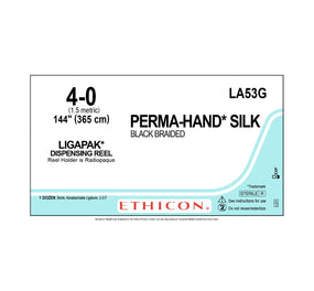 Ethicon Ethicon Perma-Hand Silk Suture LA53G - 12.0 Each
