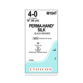 Ethicon Ethicon Perma-Hand Silk Suture M104T - 24.0 Each