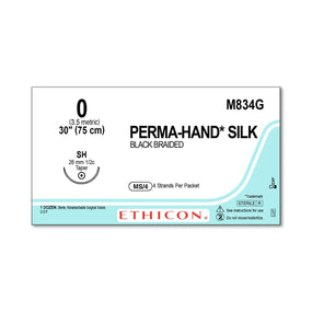 Ethicon Ethicon Perma-Hand Silk Suture M834G - 12.0 Each