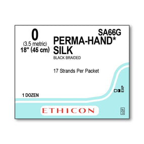 Ethicon Ethicon Perma-Hand Silk Suture SA66G - 12.0 Each