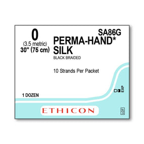 Ethicon Ethicon Perma-Hand Silk Suture SA86G - 12.0 Each