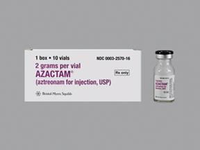 BRISTOL-MYERS SQUIBB Aztreonam Injection 00003-2570-16 10 Each - MDL-0003-2570-16