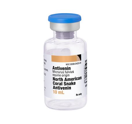 North American Coral Snake Antivenin Injection, Single-Dose Vial - 00008-0423-03 - 1 Each
