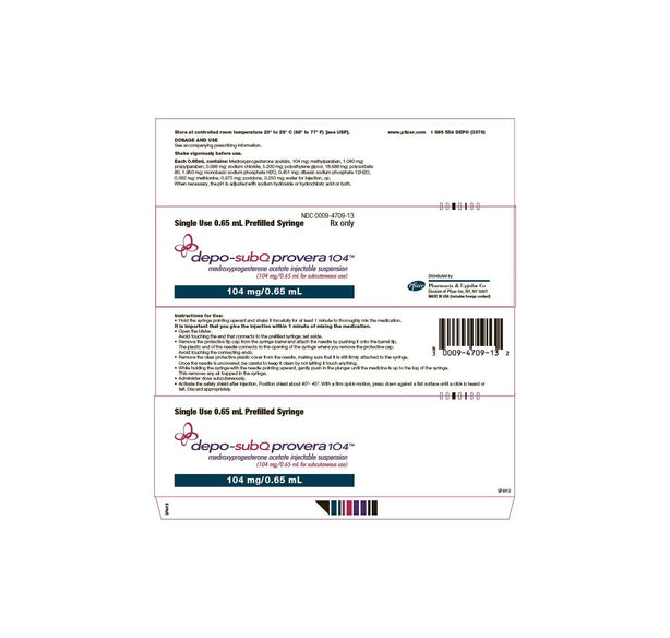 Depo-SubQ Provera Injection - 00009-4709-13 - 1 Each - MDL-0009-4709-13
