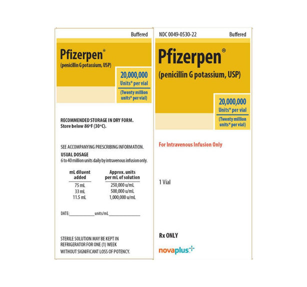 Pfizer Inc / Consumr Hlthcr Vizient NovaPlus Pharmaceuticals 00049-0520-22 - 10.0 Each