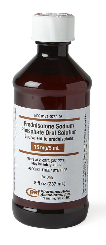 Pharmaceutical Associates Inc Prednisolone Oral 00121-0759-08 - 1.0 Each - MDL-0121-0759-08