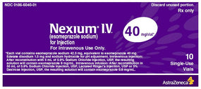 Astrazeneca Nexium Injection - 0186-6040-01