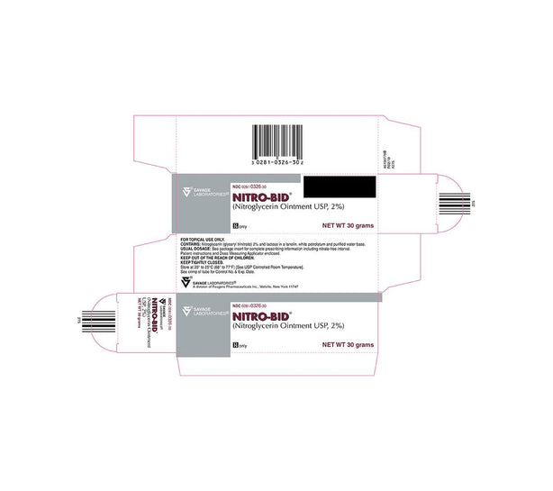 Nitro-Bid Topical - 00281-0326-08 - 48 Each - MDL-0281-0326-08