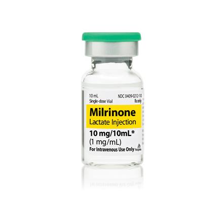 PFIZER INC/CONSUMR HLTHCR Milrinone Lactate Injection 00409-0212-01 10 Each - MDL-0409-0212-01