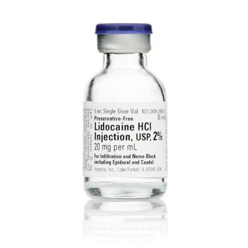 Pfizer Inc / Consumr Hlthcr Lidocaine Hydrochloride Injection 00409-2066-05 - 10.0 Each