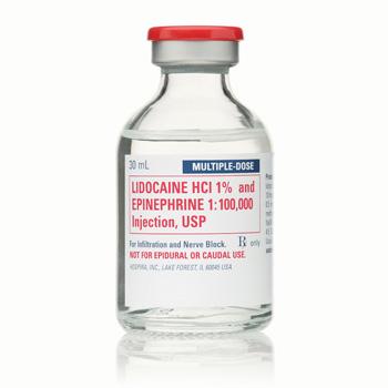 Pfizer Inc / Consumr Hlthcr Lidocaine with Epinephrine Injection 00409-3178-02 - 25.0 Each