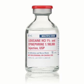 Pfizer Inc / Consumr Hlthcr Lidocaine with Epinephrine Injection 00409-3178-02 - 25.0 Each