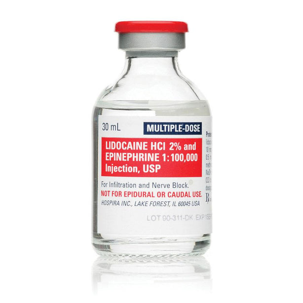 Pfizer Inc / Consumr Hlthcr Lidocaine with Epinephrine Injection 00409-3182-02 - 25.0 Each