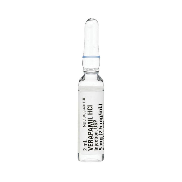 Pfizer Inc / Consumr Hlthcr Verapamil Hydrochloride Injections 00409-4011-01 - 5.0 Each