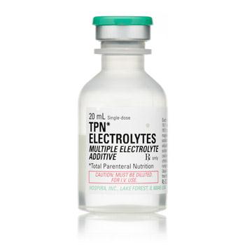PFIZER INC/CONSUMR HLTHCR TPN Elecrolytes Injection 00409-5779-01 25 Each - MDL-0409-5779-01