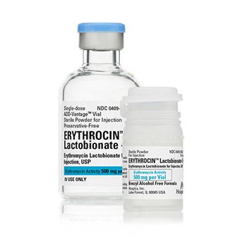 PFIZER INC/CONSUMR HLTHCR Erythrocin Injection 00409-6482-01 10 Each - MDL-0409-6482-01