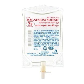 Pfizer Inc / Consumr Hlthcr Magnesium Sulfate In Water Injection 00409-6729-24 - 24.0 Each