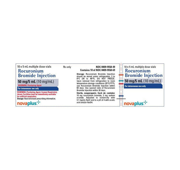 Pfizer Inc / Consumr Hlthcr Vizient NovaPlus Pharmaceuticals 00409-9558-49 - 10.0 Each