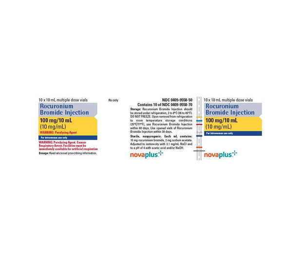 Pfizer Inc / Consumr Hlthcr Vizient NovaPlus Pharmaceuticals 00409-9558-50 - 10.0 Each