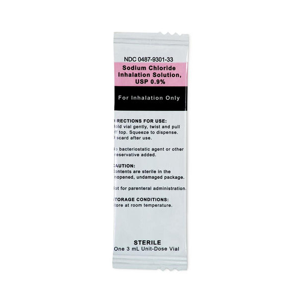 Nephron Pharmaceuticals Sodium Chloride Inhalation Solution 00487-9301-03 - 100.0 Each