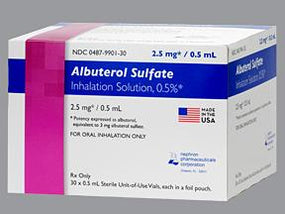 Nephron Pharmaceuticals Albuterol Sulfate Inhalation Solution 00487-9901-30 - 30.0 Each - MDL-0487-9901-30