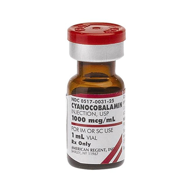 American Regent Inc American Regent Cyanocobalamin Injections 00517-0031-25 - 25.0 Each
