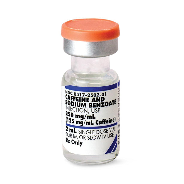 Caffeine and Sodium Benzoate Injection - 00517-2502-10 - 10 Each - MDL-0517-2502-10