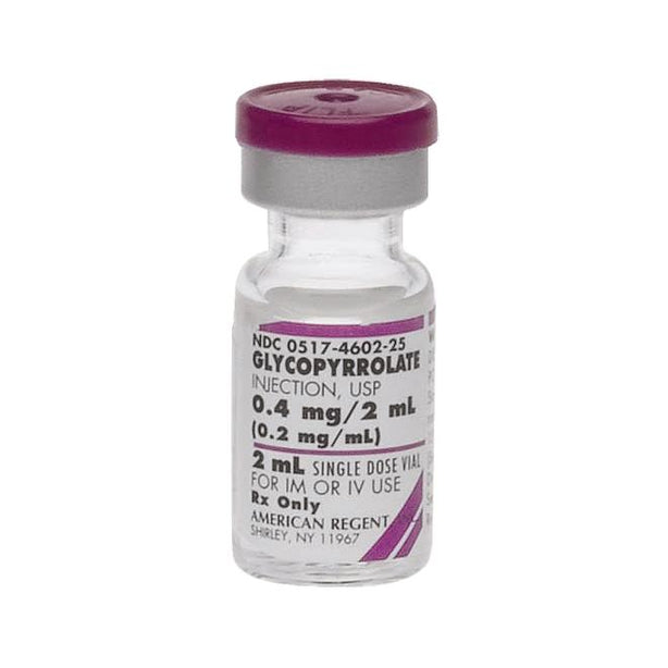 American Regent Inc Glycopyrrolate Injections 00517-4602-25 - 25.0 Each