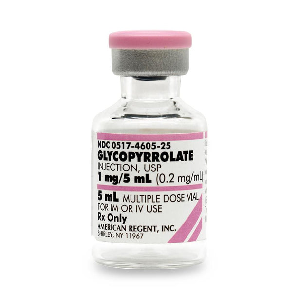 American Regent Inc Glycopyrrolate Injections 00517-4605-25 - 25.0 Each