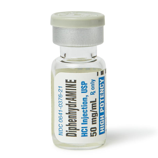 Hikma Pharmaceuticals Plc Diphenhydramine HCL Injection 00641-0376-25 - 25.0 Each