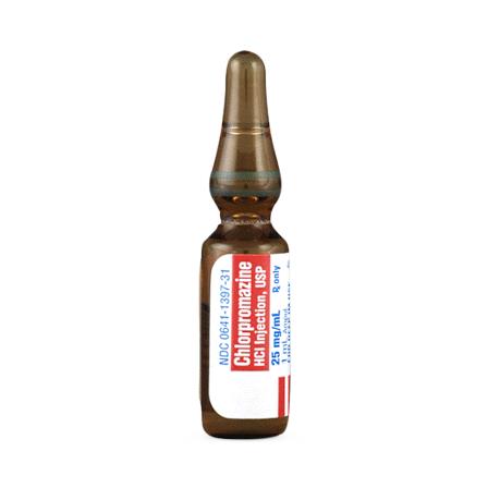 Hikma Pharmaceuticals Plc Chlorpromazine 00641-1397-35 - 25.0 Each - MDL-0641-1397-35