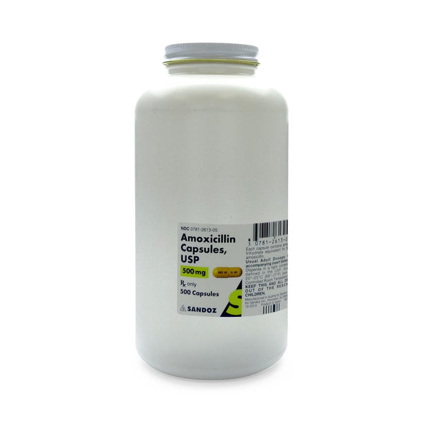 Sandoz Amoxicillin Oral 00781-2613-05 - 500.0 Each