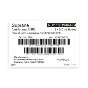 Baxter Healthcare Vizient NovaPlus Pharmaceuticals 10019-0644-34 - 6.0 Each