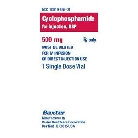 Baxter Healthcare Cyclophosphamide Injection 10019-0955-01 - 1.0 Each - MDL-10019-955-01