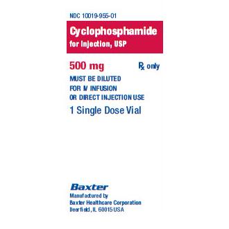 Baxter Healthcare Cyclophosphamide Injection 10019-0955-01 - 1.0 Each - MDL-10019-955-01