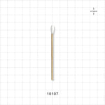 Single Ended Round Tip Swab With Wood Handle - 3 inch (76 mm) - 10107