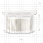 Dual Ended Round Tip Swab with White Handle - 2.88 inch (73 mm) - 10117