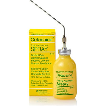 CETYLITE INDUSTRIES Cetacaine Topical Anesthetic Spray 10223-0201-03 1 Each - MDL-10223-201-03